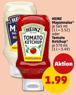 PENNY HEINZ Mayonnaise oder Tomato Ketchup Angebot