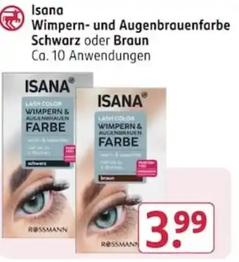 ISANA Wimpern- und Augenbrauenfarbe