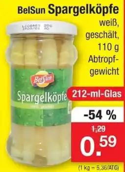 Zimmermann BelSun Spargelköpfe Angebot