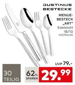 porta Justinus menue-besteck "art" Angebot