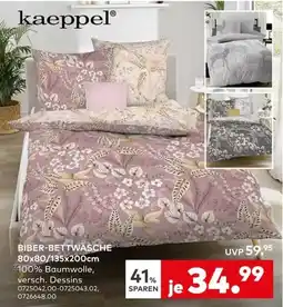 porta kaeppel BIBER-BETTWÄSCHE Angebot