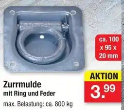 Zimmermann Zurrmulde mit Ring und Feder Angebot