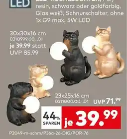 porta LED-Nachtlampen, Katze, Bär Angebot