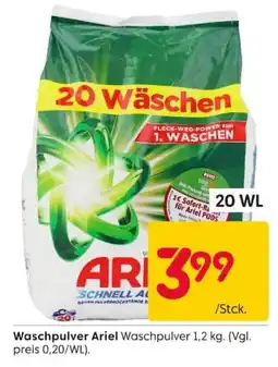 Rusta Waschpulver Ariel Angebot