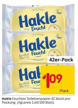Rusta Hakle Feuchtes Toilettenpapier Angebot