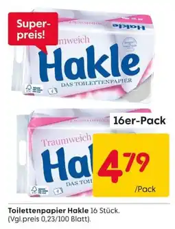 Rusta Toilettenpapier Hakle Angebot
