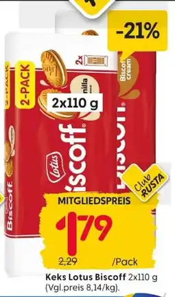 Rusta Keks Lotus Biscoff Angebot