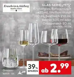 porta Krautheim & Adelberg GLAS-SERIE „1975“ Angebot