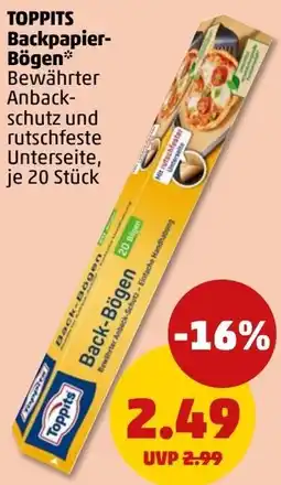 PENNY TOPPITS Backpapier-Bögen Angebot