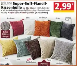 Norma bella casa Super-Soft-Flanell-Kissenhülle Angebot