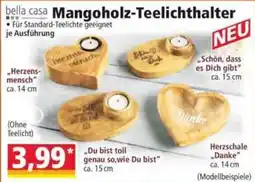 Norma bella casa Mangoholz-Teelichthalter Angebot