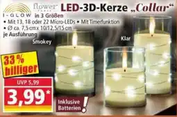 Norma flower LED-3D-Kerze „Collar“ Angebot