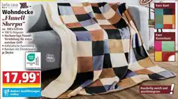 Norma bella casa XL Wohndecke "Flanell-Sherpa" Angebot