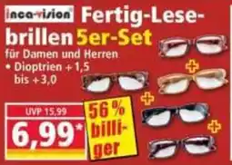 Norma inca-vision Fertig-Lesebrillen 5er-Set Angebot