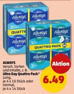 PENNY Always Ultra Day Quattro Pack Angebot