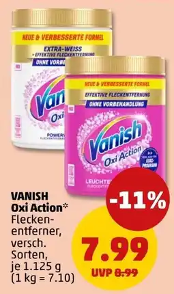 PENNY Vanish Oxi Action Fleckenentferner Angebot