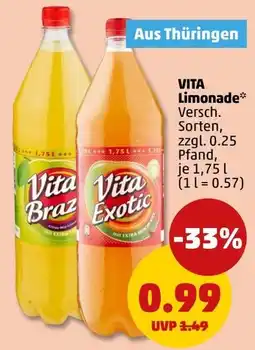 PENNY Vita Limonade Angebot