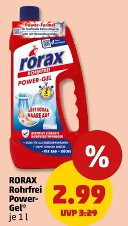 PENNY RORAX Rohrfrei Power-Gel Angebot