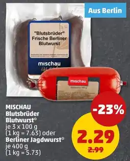 PENNY MISCHAU Blutsbrüder Blutwurst Angebot