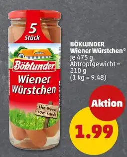 PENNY Böklunder Wiener Würstchen Angebot