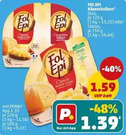 PENNY Fol Epi Käsescheiben Classic Angebot