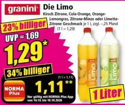 Norma granini Die Limo Angebot