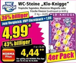 Norma WC-Steine „Klo-Knigge“ Angebot