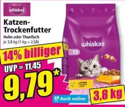 Norma whiskas Katzen-Trockenfutter Angebot