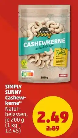 PENNY SIMPLY SUNNY Cashewkerne Angebot