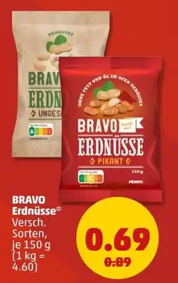 PENNY Bravo Erdnüsse Angebot