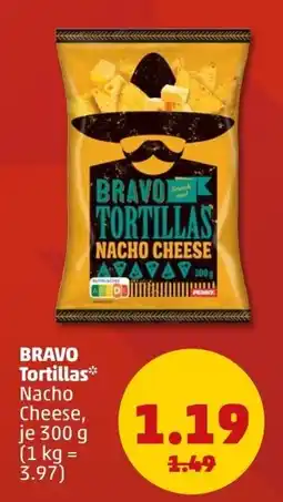 PENNY BRAVO Tortillas Nacho Cheese Angebot