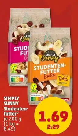 PENNY SIMPLY SUNNY Studenten-futter Angebot