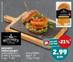 PENNY BUTCHER'S Chicken Burger Angebot