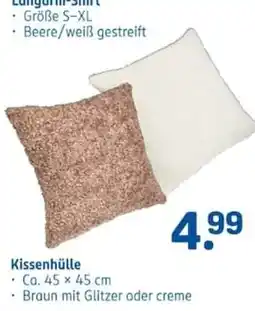 Rossmann Lungarni-Schiff Kissenhülle Angebot
