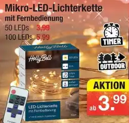 Zimmermann Mikro-LED-Lichterkette mit Fernbedienung Angebot