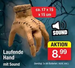 Zimmermann Laufende Hand mit Sound Angebot