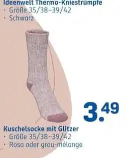 Rossmann Ideenwelt Thermo-Kniestrumpfe Angebot