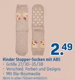 Rossmann Kinder Stopper-Socken mit ABS Angebot