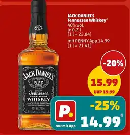 PENNY JACK DANIEL'S Tennessee Whiskey Angebot