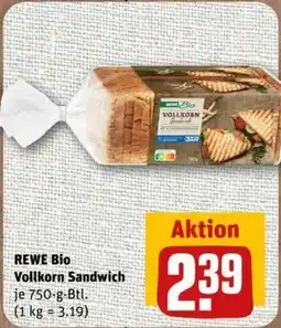 nahkauf REWE Bio Vollkorn Sandwich Angebot