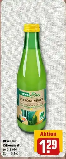 nahkauf REWE Bio Zitronensaft Angebot
