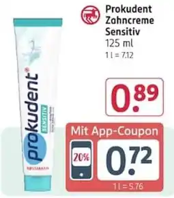 Rossmann Prokudent Zahncreme Sensitiv Angebot