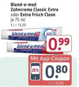 Rossmann Blend-a-med Zahncreme Classic Extra Angebot