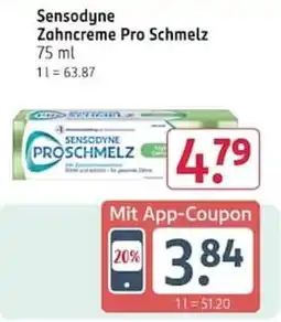 Rossmann Sensodyne Zahncreme Pro Schmelz Angebot