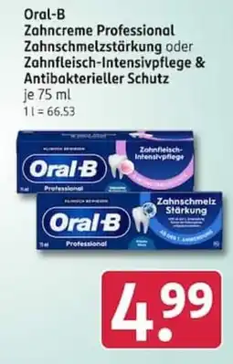 Rossmann Oral-B Zahncreme Professional Angebot
