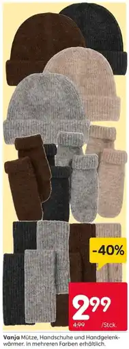 Rusta Vanja Mütze, Handschuhe und Handgelenkwärmer Angebot