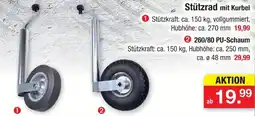 Zimmermann Stützrad mit Kurbel Angebot