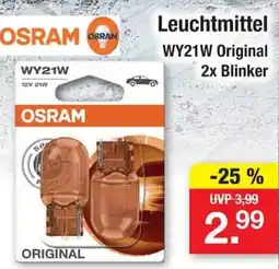 Zimmermann OSRAM Leuchtmittel WY21W Original Angebot