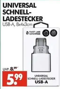 Wreesmann UNIVERSAL SCHNELL-LADESTECKER USB-A Angebot