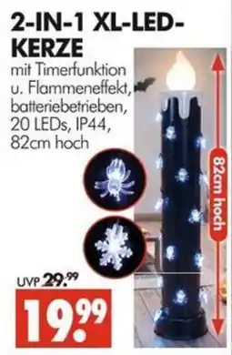 Wreesmann 2-IN-1 XL-LED-KERZE Angebot